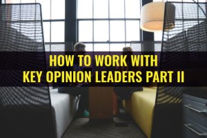 how to work with key opinion leaders
