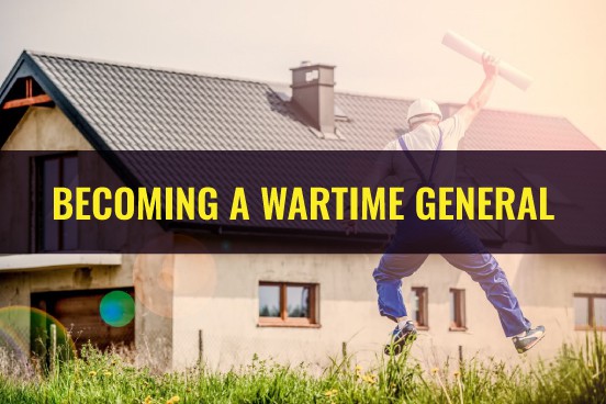 becoming a wartime general